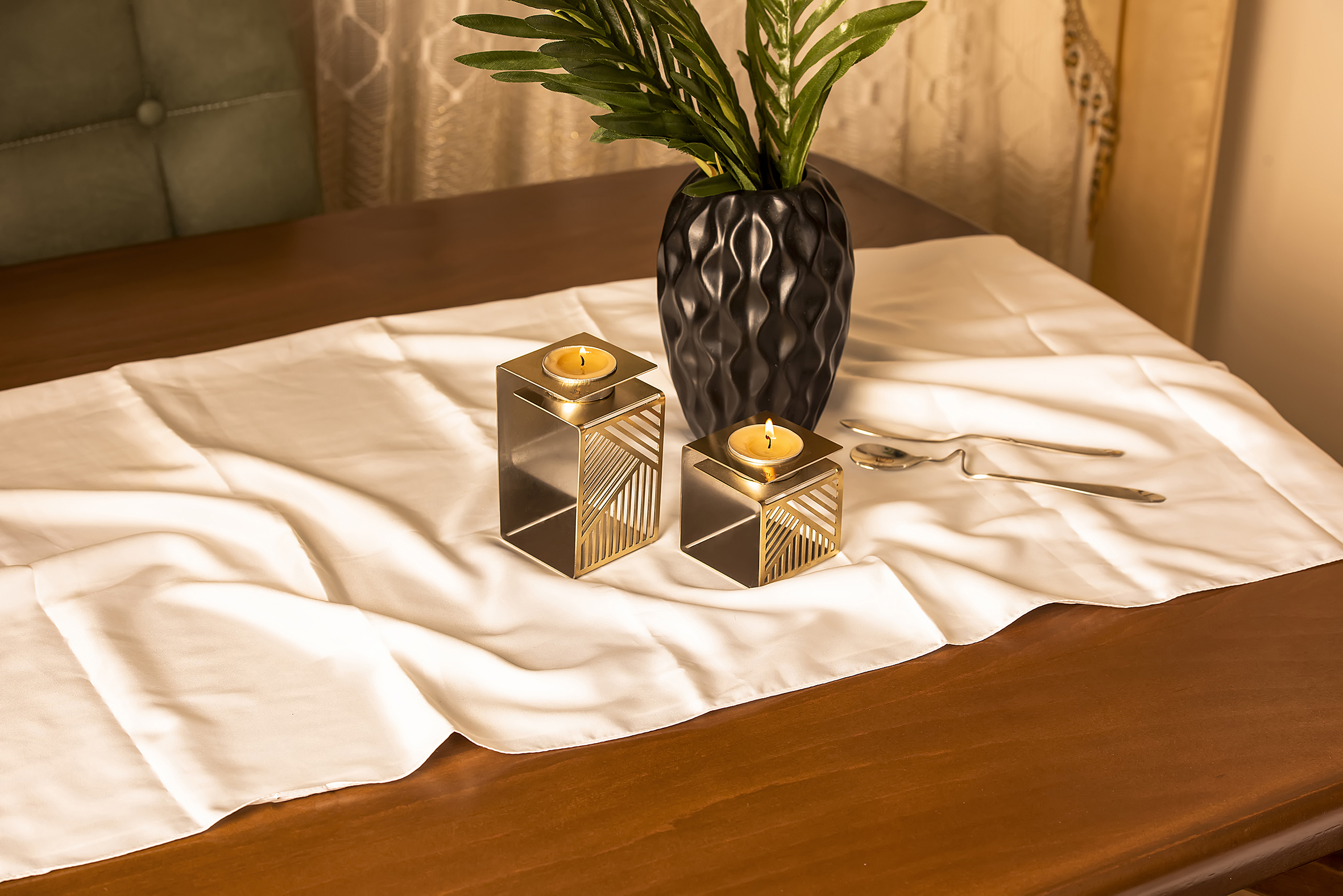 جاشمعی استیل آلفا مدل کلارا و سارا ست دو عددی